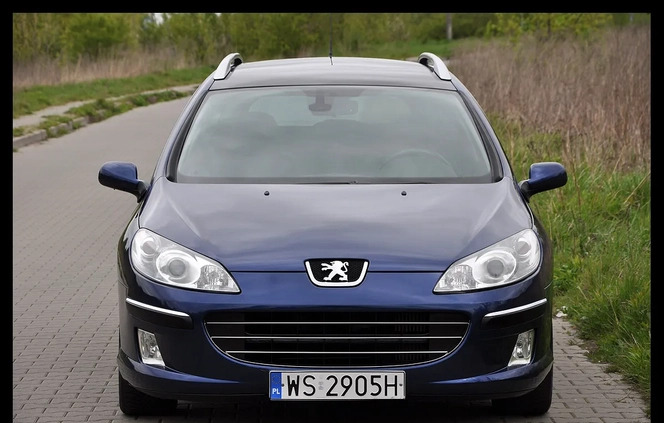 Peugeot 407 cena 15999 przebieg: 217000, rok produkcji 2008 z Siedlce małe 562